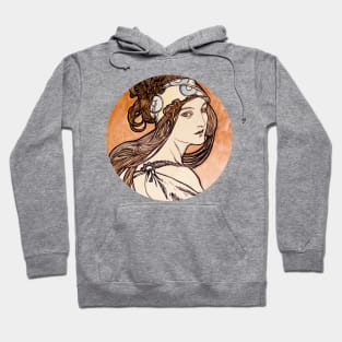 Vintage portrait art Hoodie